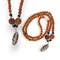 Rudraksha Mala with Narmadeshwar Shivling Pendant for Men Women 5 Mukhi Rudraksha Mala Shaligram Narmada Pendant Necklace Yoga Meditation (pack of 1)